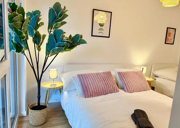 Apartment Modern With Terrace Patio Near Scs *